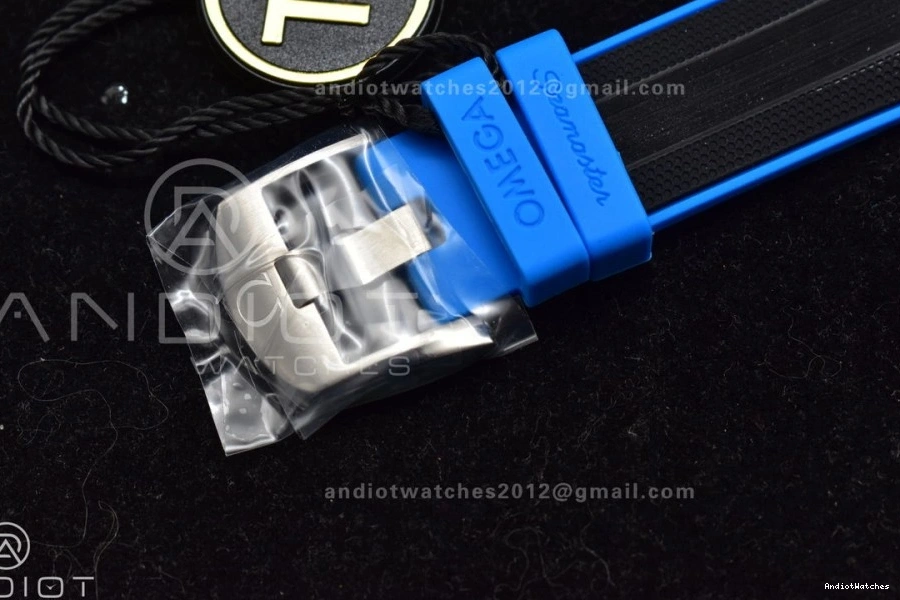 6000M Deep 1:1 Dial A Ultra TF Best Bezel Edition SS Ceramic Seamaster on Blue Rubber Strap White 1078 Black Versatile 0404